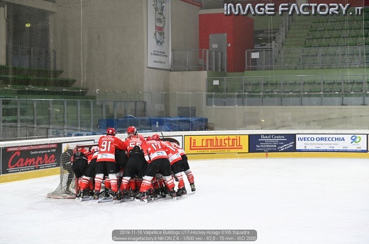 2019-11-16 Valpellice Bulldogs U17-Hockey Asiago 0165 Squadra